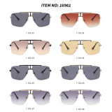 Metal Frame UV400 Gradient Shades Sunglasses
