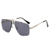 Metal Frame UV400 Gradient Shades Sunglasses