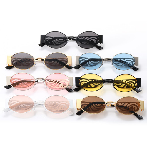 Metal Frame Steam punk Small Round Sunglasses