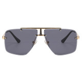 Metal Frame UV400 Gradient Shades Sunglasses