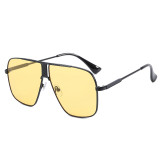 Metal Frame Gradient Shades Sunglasses