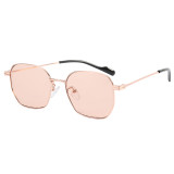 Retro Vintage Metal Frame Men Women UV400 Sunglasses