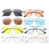 Metal Frame UV400 Gradient Men Shades Sunglasses