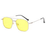 Metal Frame UV400 Gradient Men Shades Sunglasses