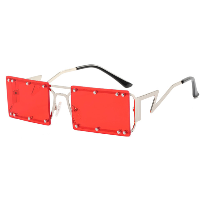 Metal Rivets Sunglasses