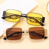 UV400 Square Metal Frame Sunglasses