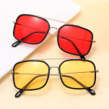 Metal Frame UV400 Gradient Men Shades Sunglasses