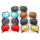 Metal Frame UV400 Gradient Men Shades Sunglasses