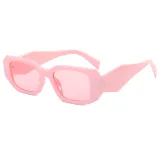 Retro Vintage Plastic Rectangle Sunglasses