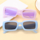 Retro Vintage Plastic Small Rectangle Sunglasses