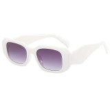 Retro Vintage Plastic Rectangle Sunglasses