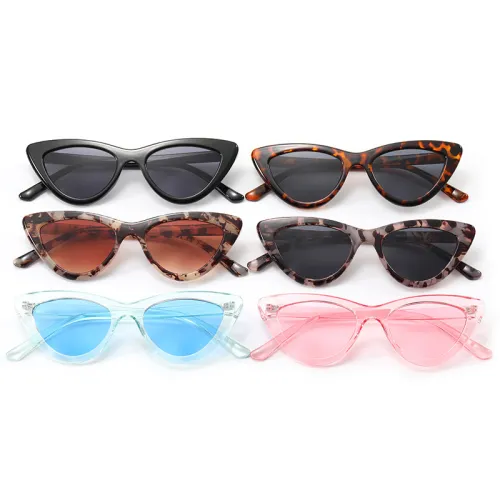 Cat Eye Women Small Triangle Sunglasses