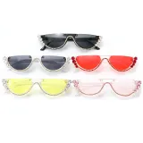 Half Frame Shades Small Cat Eye Sunglasses
