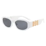 Vintage Luxury Polygon Mirrored Lens Sunglasses