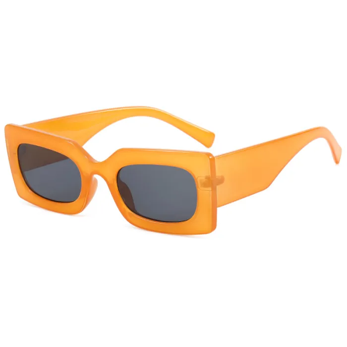 Men Women Small Rectangle Sunglasses