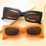 Men Women Small Rectangle Sunglasses