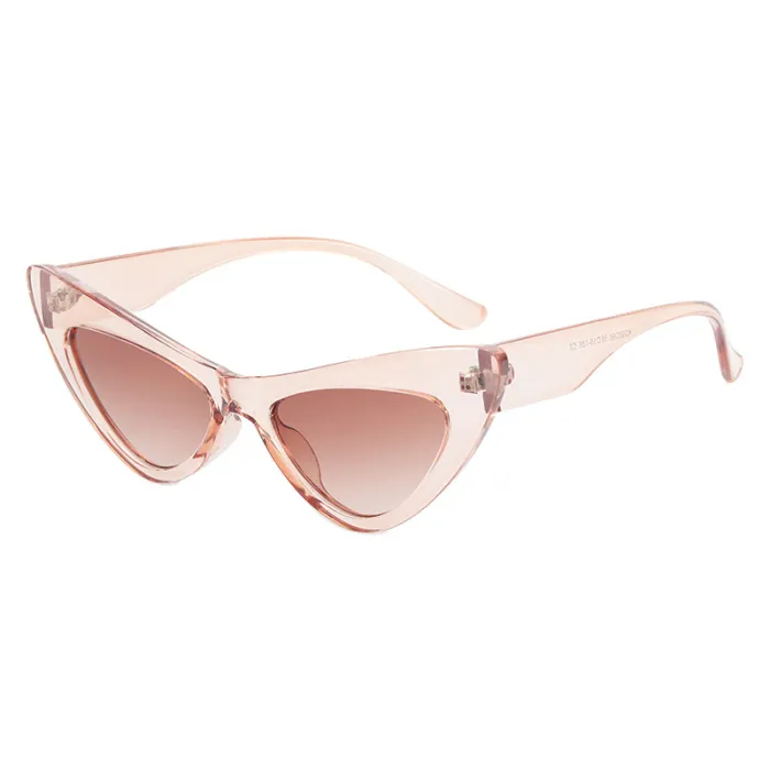 Cat Eye Women Small Triangle Sunglasses