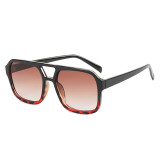 Men Women Square Flat Top Outdoor Sunglasses