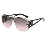 Oversize Gradient UV400 Shades Sunglasses