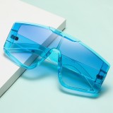 Oversized One-piece Lens Sunglasses
