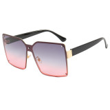 Oversize UV400 Gradient Square Shades Sunglasses