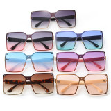 Oversize UV400 Gradient Square Shades Sunglasses