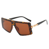 UV400 Flat Top Square Sunglasses