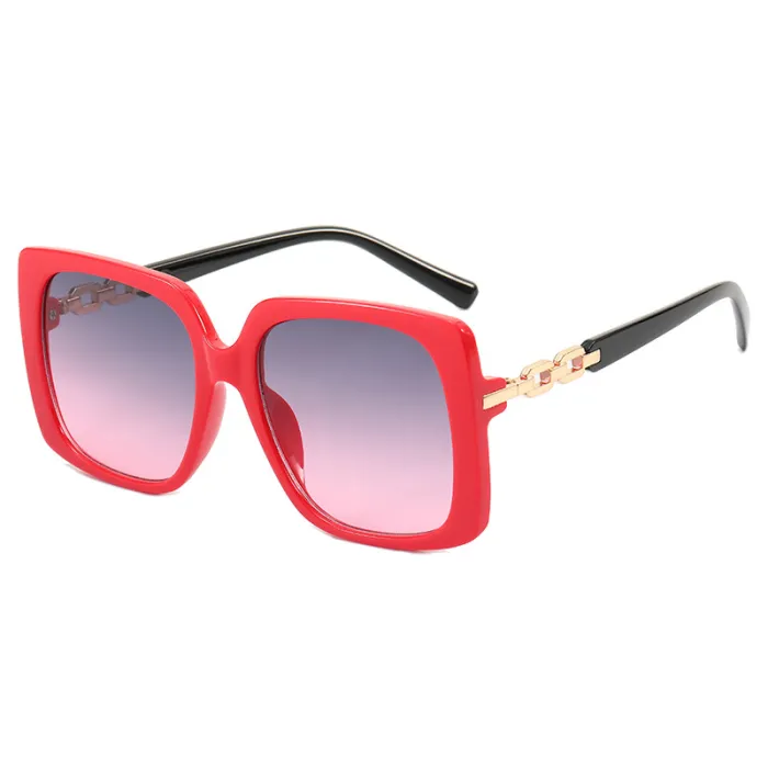 Square Oversized Gradient Shades Sunglasses