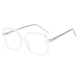 Men Women Optical Frames Oversized Square Blue Light Blocking Glasses