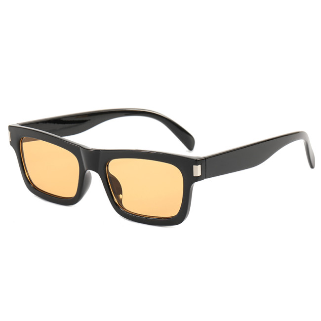 Vintage Flat Top Rectangle Sunglasses