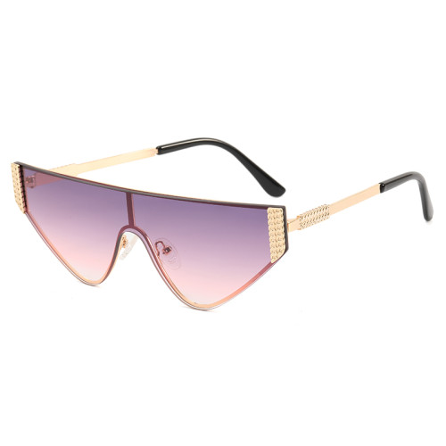 Flat Top One Piece Lens UV400 Shades Sunglasses