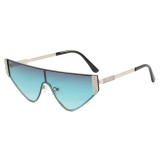 Flat Top One Piece Lens UV400 Shades Sunglasses