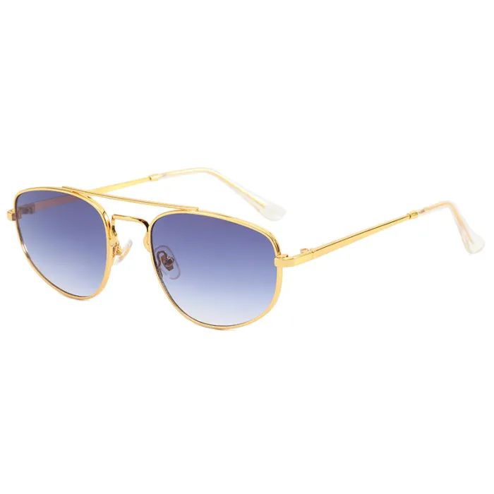 Retro Metal Frame Small Cat Eye Sunglasses