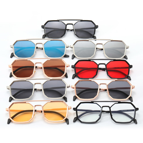 Polygon Shades Metal Frame Sunglasses