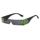 Rectangle Rimless Sunglasses
