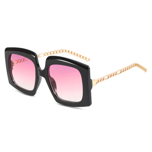 Women Square Chain Sunglasses