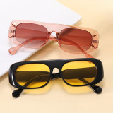 Retro Plastic Small Rectangle Sunglasses