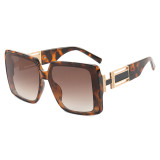 Square UV400 Oversized Shades Sunglasses