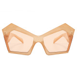 Polygon Oversized Women Shades Sunglasses