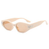 Plastic Small Oval Sunglasses
