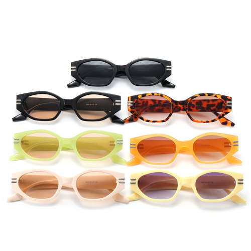 Plastic Small Oval Sunglasses