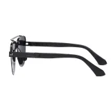 Polarized Pilot Half Frame Sunglasses
