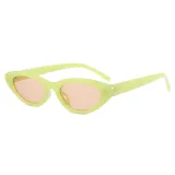Cat Eye Women Small Triangle Sunglasses