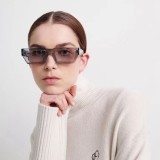 Women Rectangle Trendy Cateye Sunglasses