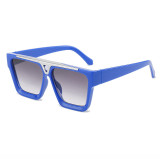 Unisex Fashion Flat Top Sunglasses