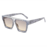 Unisex Fashion Flat Top Sunglasses