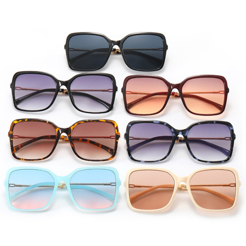 Square Oversized Gradient Shades Sunglasses