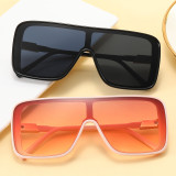 Flat Top Oversized Shades Sunglasses