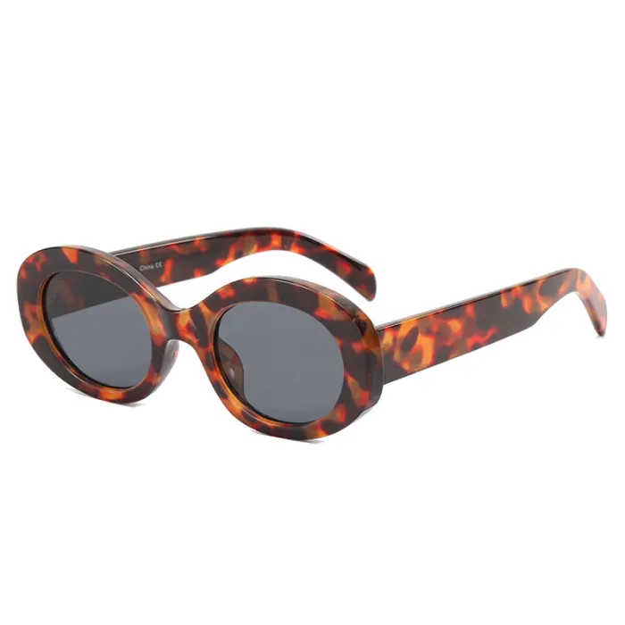 Retro Unisex Oval Sunglasses