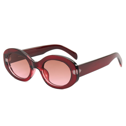 Retro Unisex Oval Sunglasses